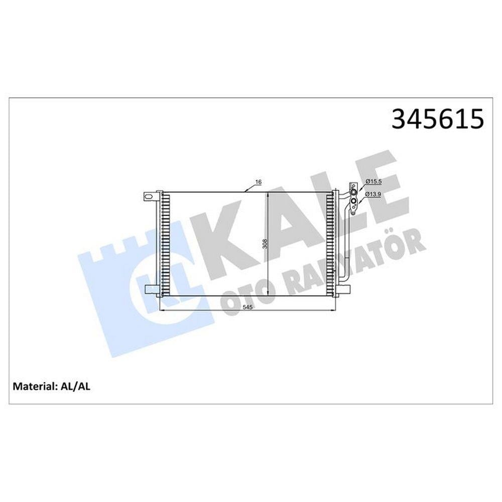 KLIMA RADYATORU BMW E46  X3 E83 DIZEL