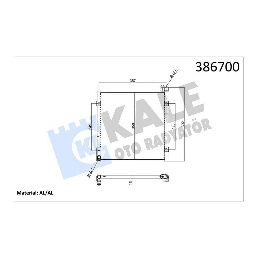 KLIMA RADYATORU HONDA CIVIC 1996 2001 HRV 1996 2000 ROVER 400