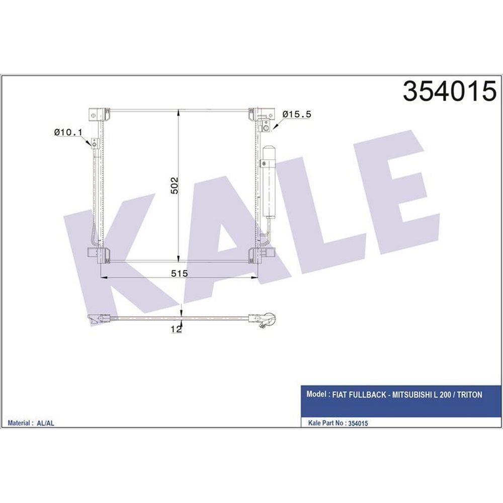 KLIMA RADYATORU MITSUBISHI L 200 2.4 4X4 2016>