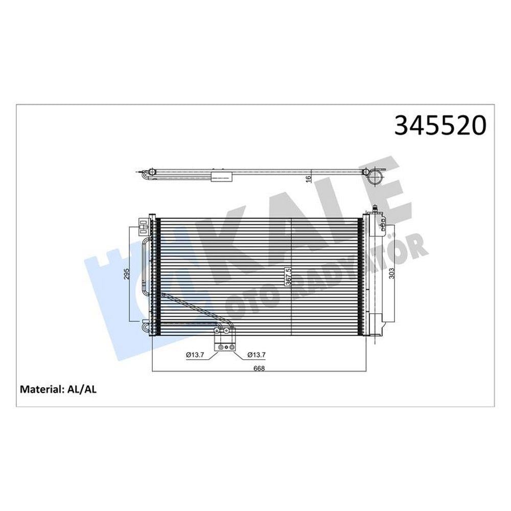KLIMA RADYATORU SLK-CLASS R171 04>11