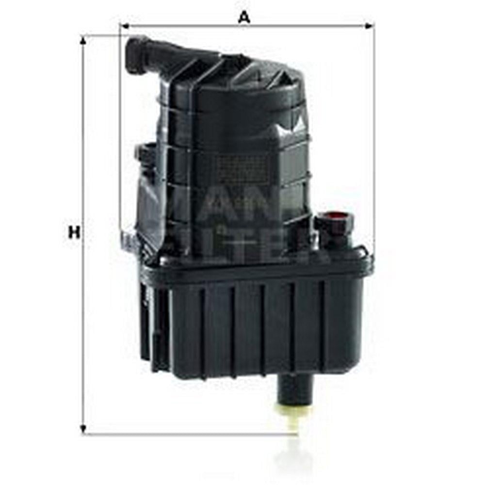 MAZOT FILTRE KUTUSU (MUSURLU)P107 P206 P207 P307 C1 C2 C3 NEMO BIPPER DV4TD (1,4HDI 8V) FIESTA FUSIO