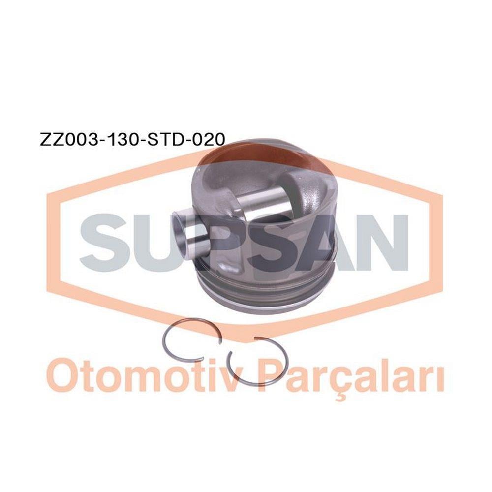 MOTOR PISTON SEGMAN 86.00MM STD 20 KISA BOXER III JUMPER III 22DT PUMA TRANSIT V347 MONDEO DURATORQ