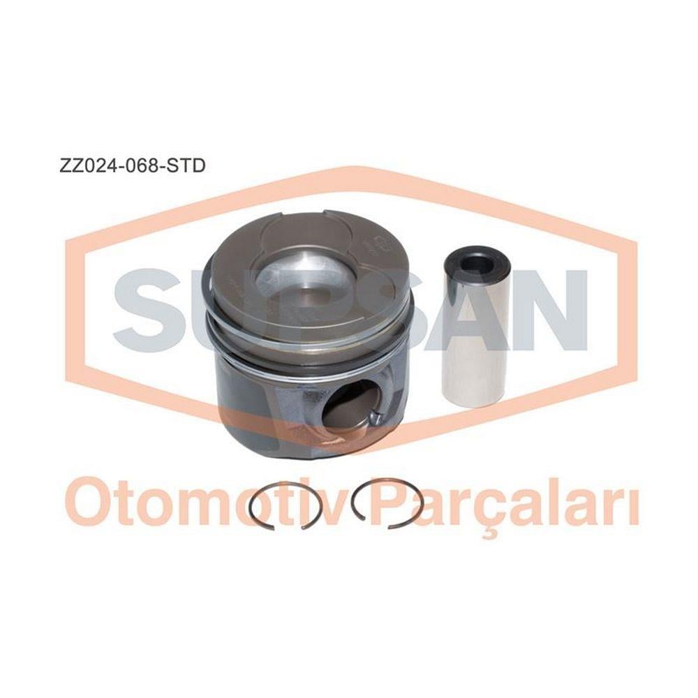 MOTOR PISTON+SEGMAN P206 P307 1.4 HDI 8V FIESTA FUSION 1.4 TDCI DURATORQ 8V ENG. (DV4) 68BG 02> Ø
