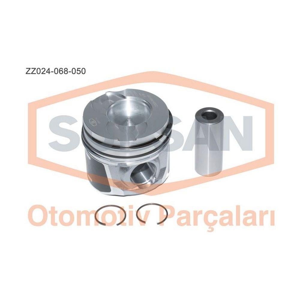 MOTOR PISTON+SEGMAN P206 P307 1.4 HDI 8V FIESTA FUSION 1.4 TDCI DURATORQ 8V ENG. (DV4) 68BG 02> Ø