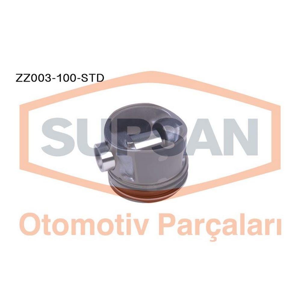 MOTOR PISTON+SEGMAN TRANSIT 2.2 L V347 TDCI DURATORQ 100BG Ø 86.01 MM STD RIKEN / NPR SEGMANLI