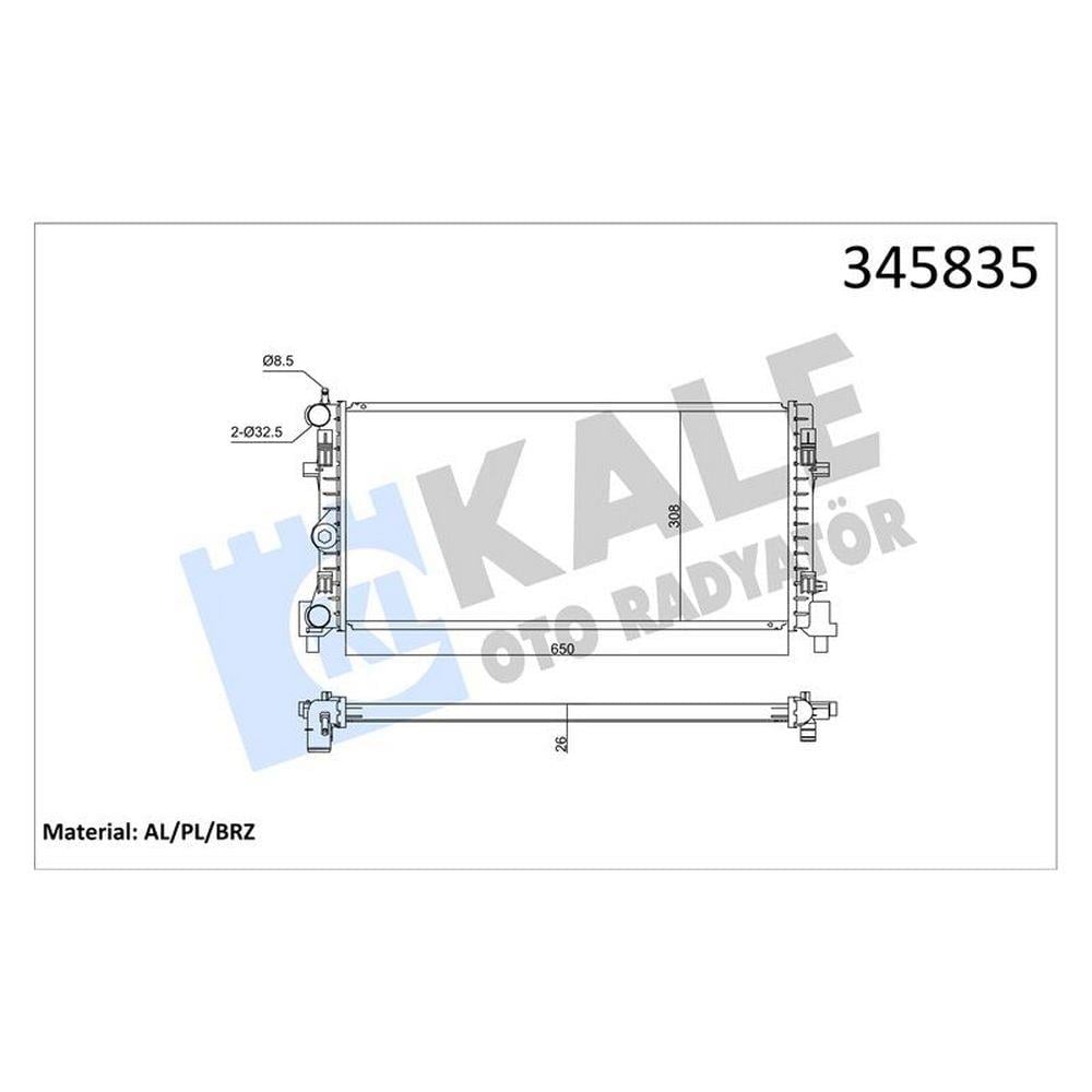 MOTOR RADYATORU (BRAZING) POLO IBIZA V TOLEDO IV RAPID FABIA 1,2 / 1,6 / 1,9TDI 1,2 / 1,4TSI 1,2TFSI