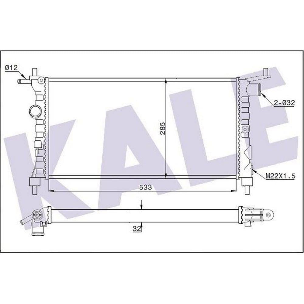 MOTOR RADYATORU COMBO / CORSA B / TIGRA CHEVROLET CORSA VAUXHALL COMBO Mk I / CORSA Mk I / TIGRA