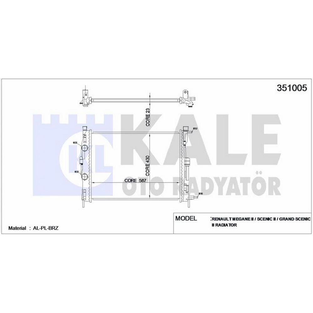 MOTOR RADYATORU MEGANE II SCENIC 1,5DCI 1,4 / 1,6 / 2,0 16V