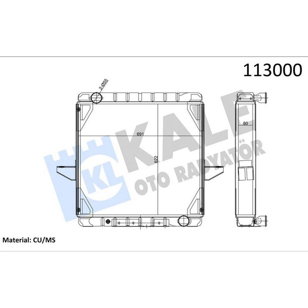 MOTOR RADYATORU PRO 822 827 (6328) INTC, (5 SIRA PA)