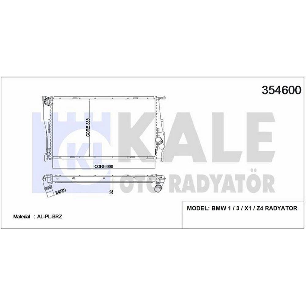 MOTOR SU RADYATORU BMW N47 N57 M57 E81 E82 E87 E88 E90 E92 E93 E84