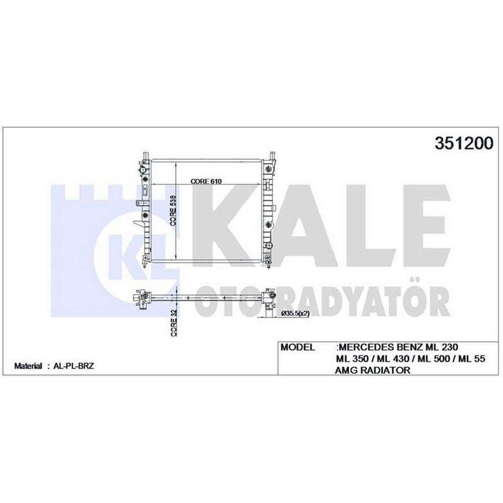 MOTOR SU RADYATORU ML-CLASS W163 98>05