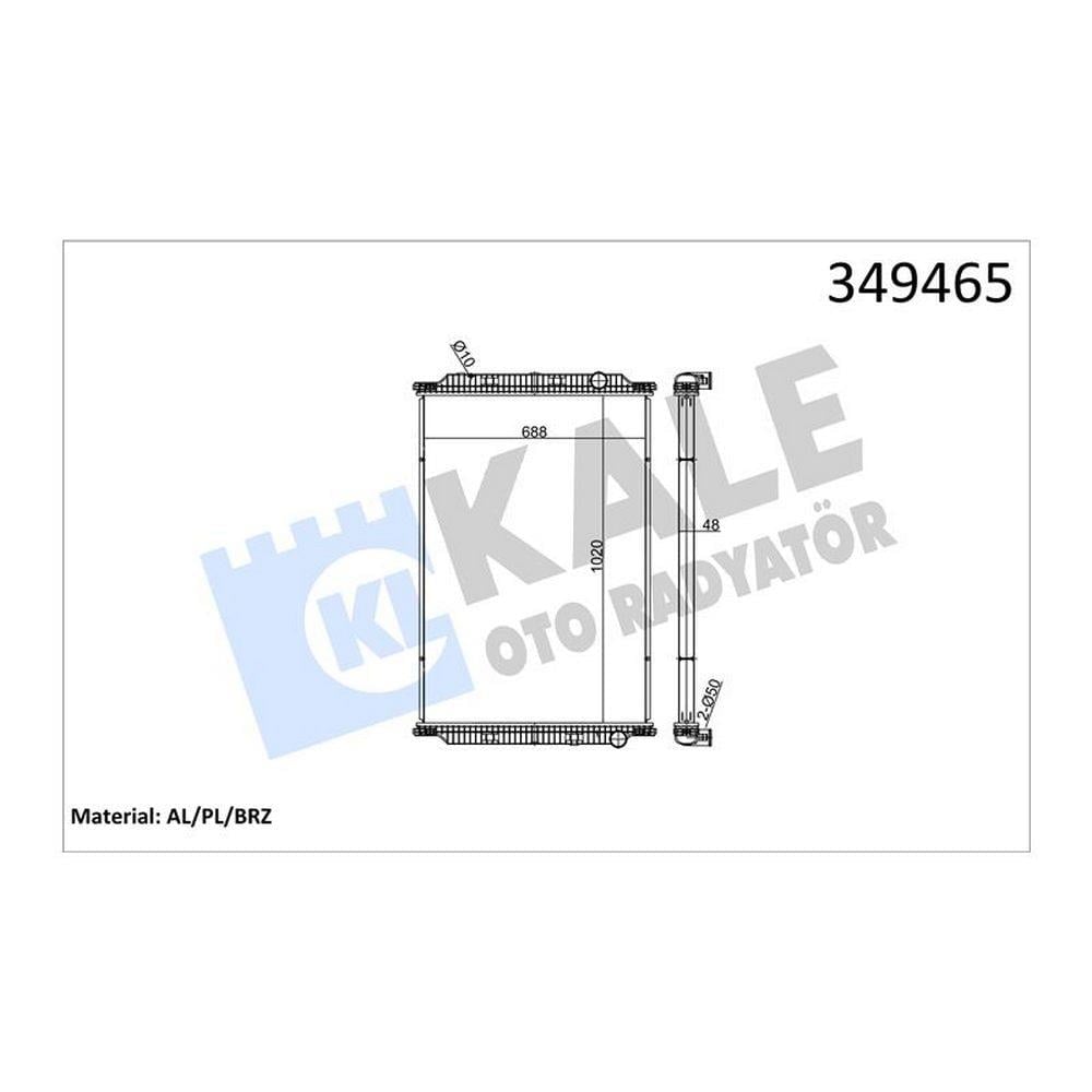 MOTOR SU RADYATORU RENAULT TRUCKS MAGNUM (CERCEVESIZ) / (MT) 2004 2006 ARASI 2006 SONRASI