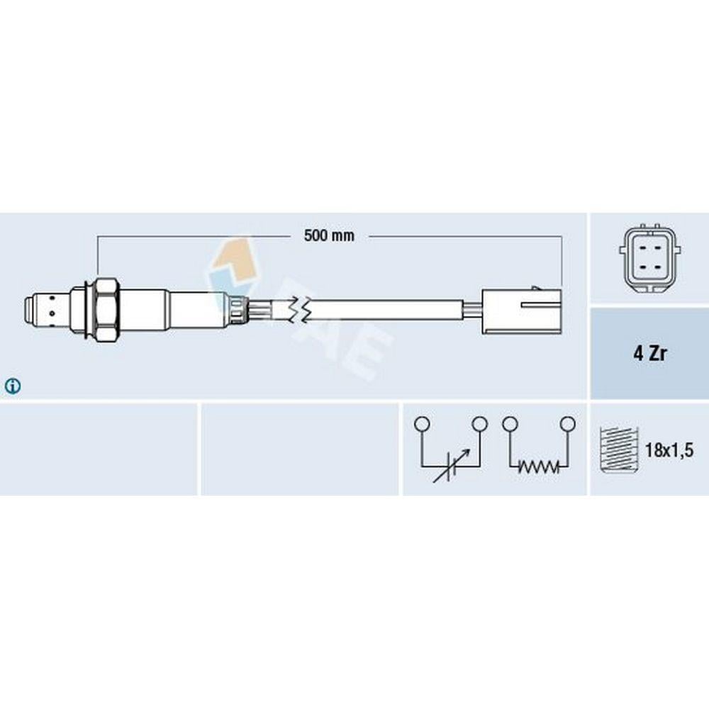 OKSIJEN SENSORU KALOS 1,2 8V LACETTI 1,6 16V