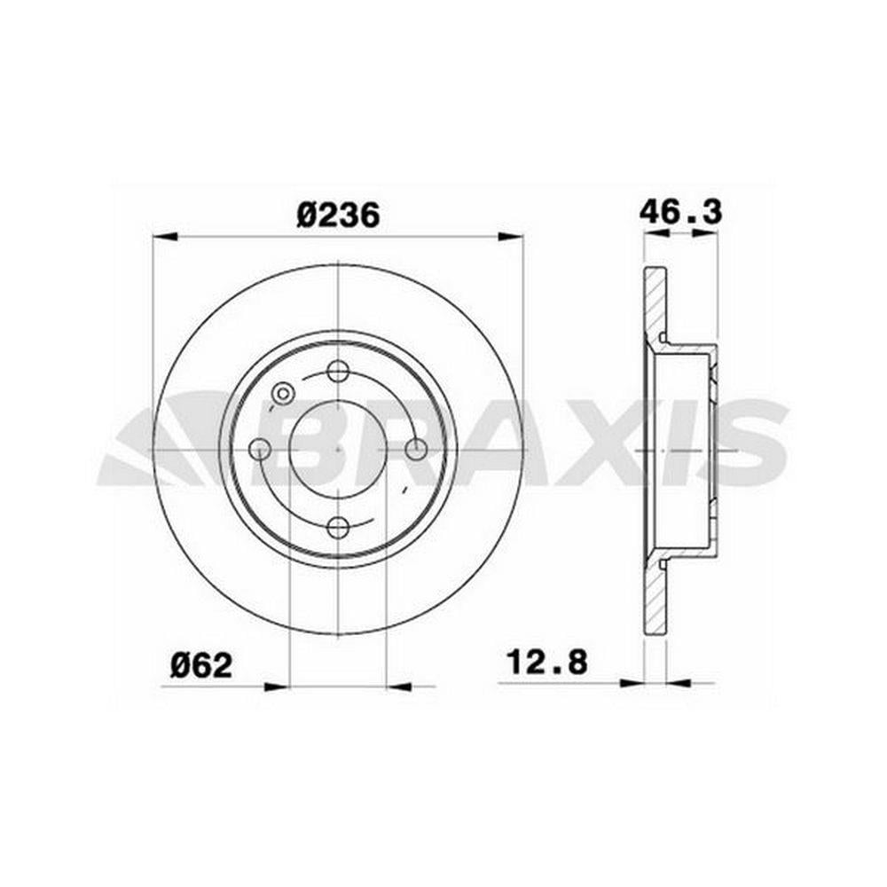 ON FREN AYNASI FAVORIT FELICIA 1,1 / 1,3 / 1,6 / 1,9 FORMAN CADDY II 1,6 / 1,9D 96 00