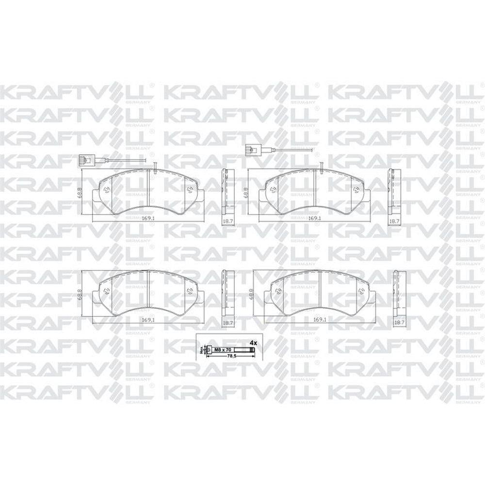 ON FREN BALATASI DUCATO III BOXER III JUMPER III 2.2HDI 3.0HDI 16Q / 20Q 06> KARSAN JEST 14>