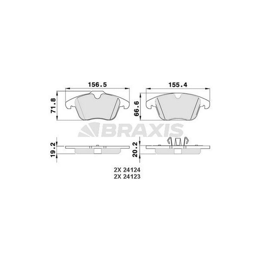 ON FREN BALATASI FREELANDER 2 06-14 / MONDEO IV 1.6TI / 2.0TDCI / 1.8TDCI / 2.5 07 /> S MAX GALAXY 1