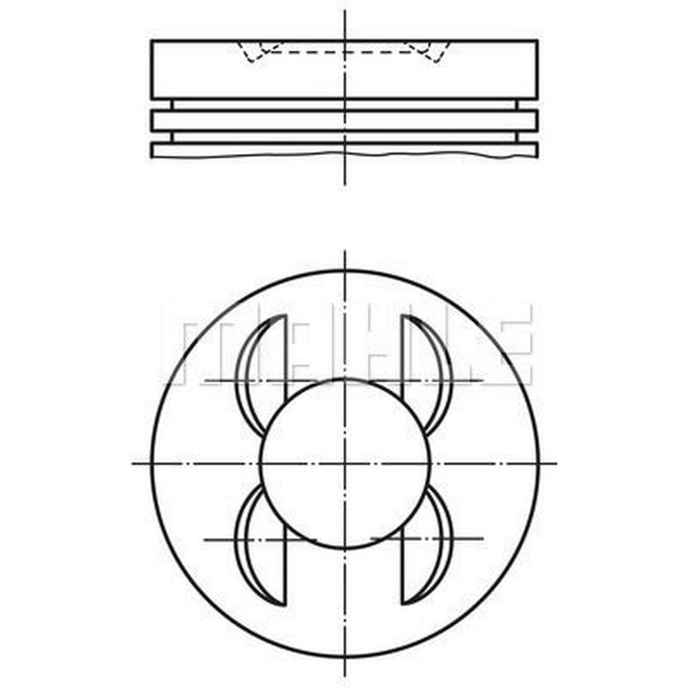 PISTON + SEGMAN 0.25mm (M112.9, 90.15mm) E-CLASS W210 96>03