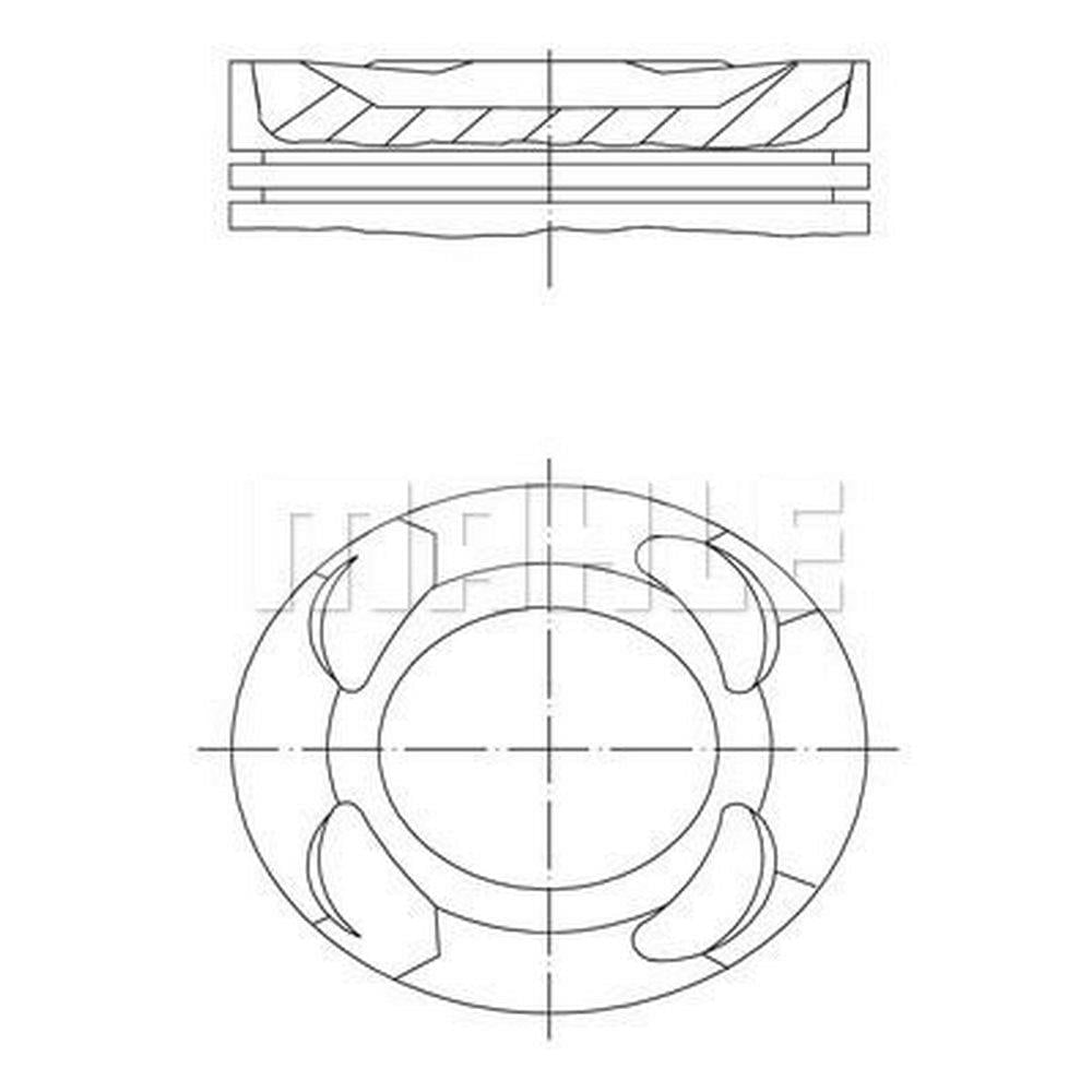 PISTON SEGMAN STD BMW B48 B20 A B F20 F30 G20 G30 G11 G01 G02 G29