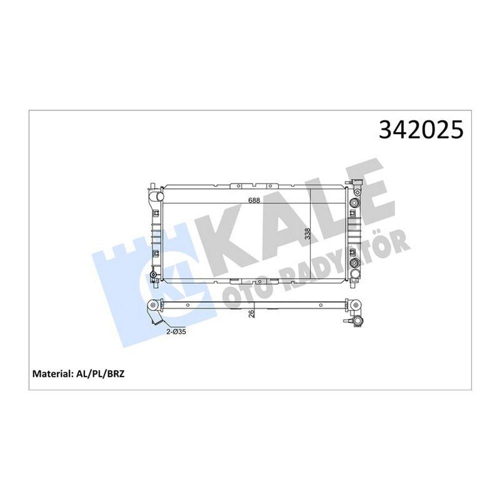 RADYATOR 626 IV HATCHBACK / 626 V / MX6 1,8 / 2,0 91 02