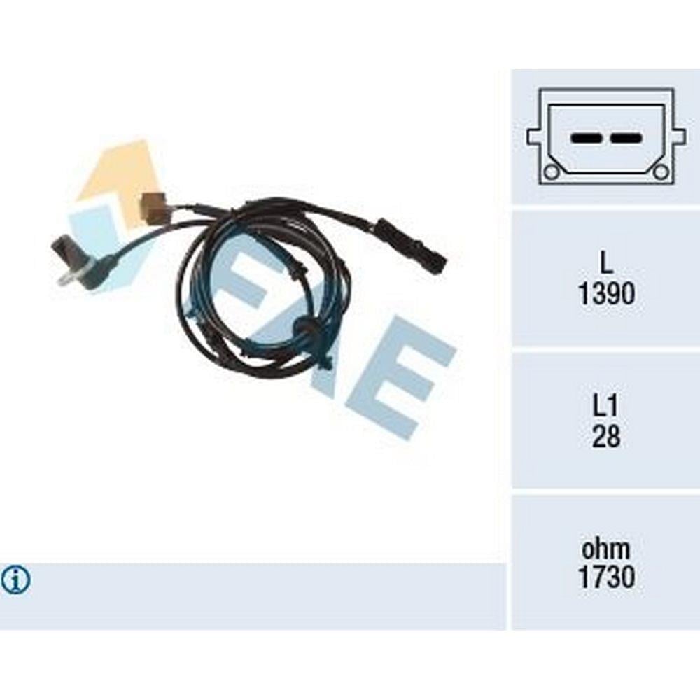 TEKERLEK HIZ SENSORU ARKA SOL AUDI A4 01>05