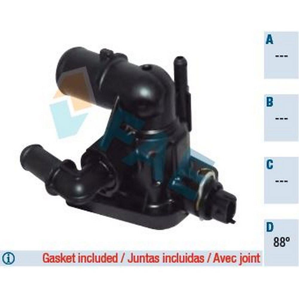 TERMOSTAT (88°)SUZUKI SWIFT ASTRA J CORSA D CORSA E MERIVA B A13DTC A13DTE B13DTC B13DTE DOBLO FIORI