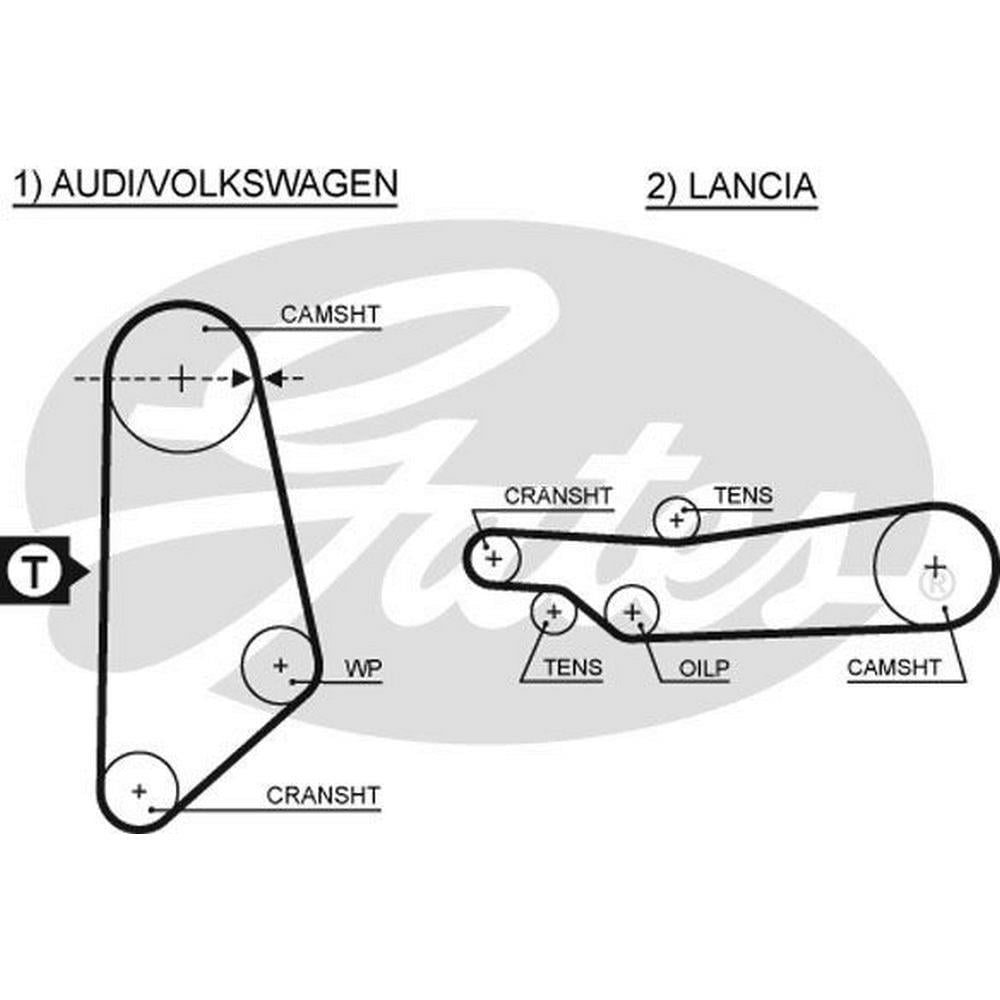 TRIGER KAYISI (113x190) VW SANTANA PASSAT 1.9 10V (81 83) 2.0 10V (83 88) AUDI LANCIA CT635