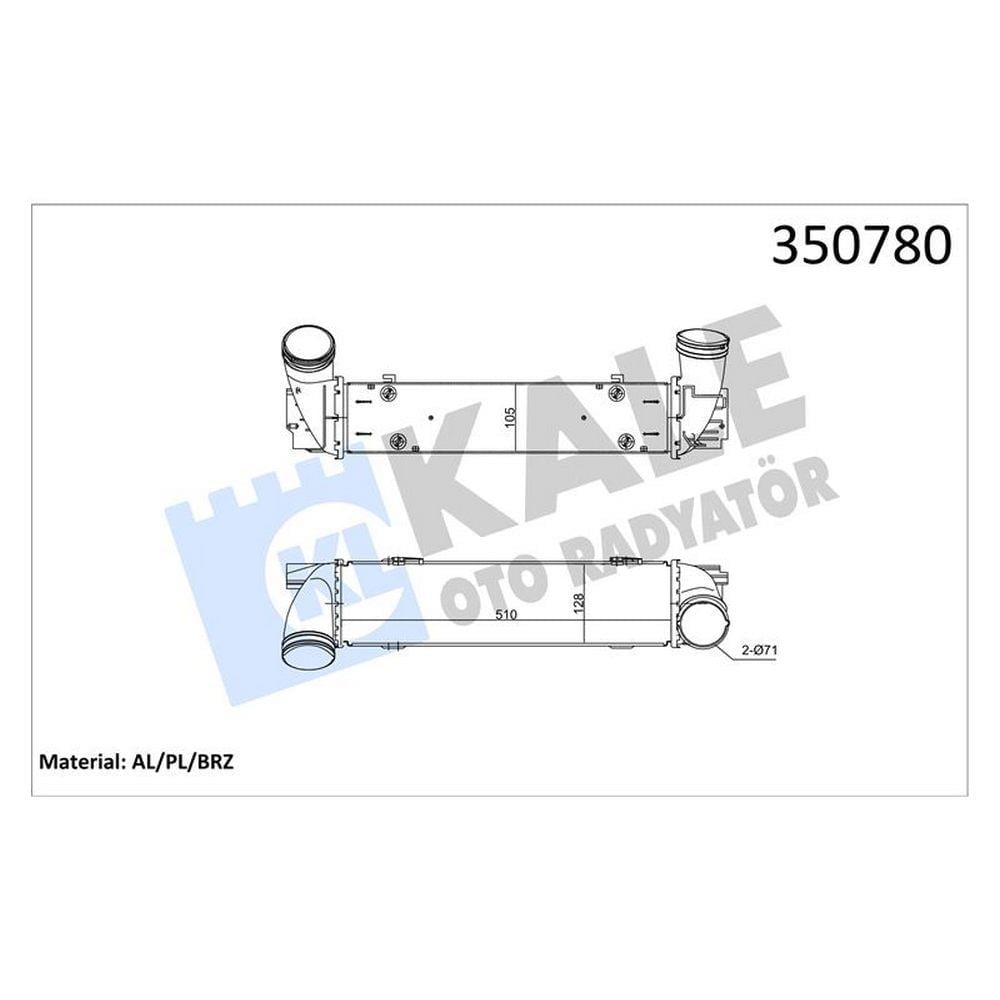 TURBO RADYATORU BMW M57 D30 E90 N47 D20 E84
