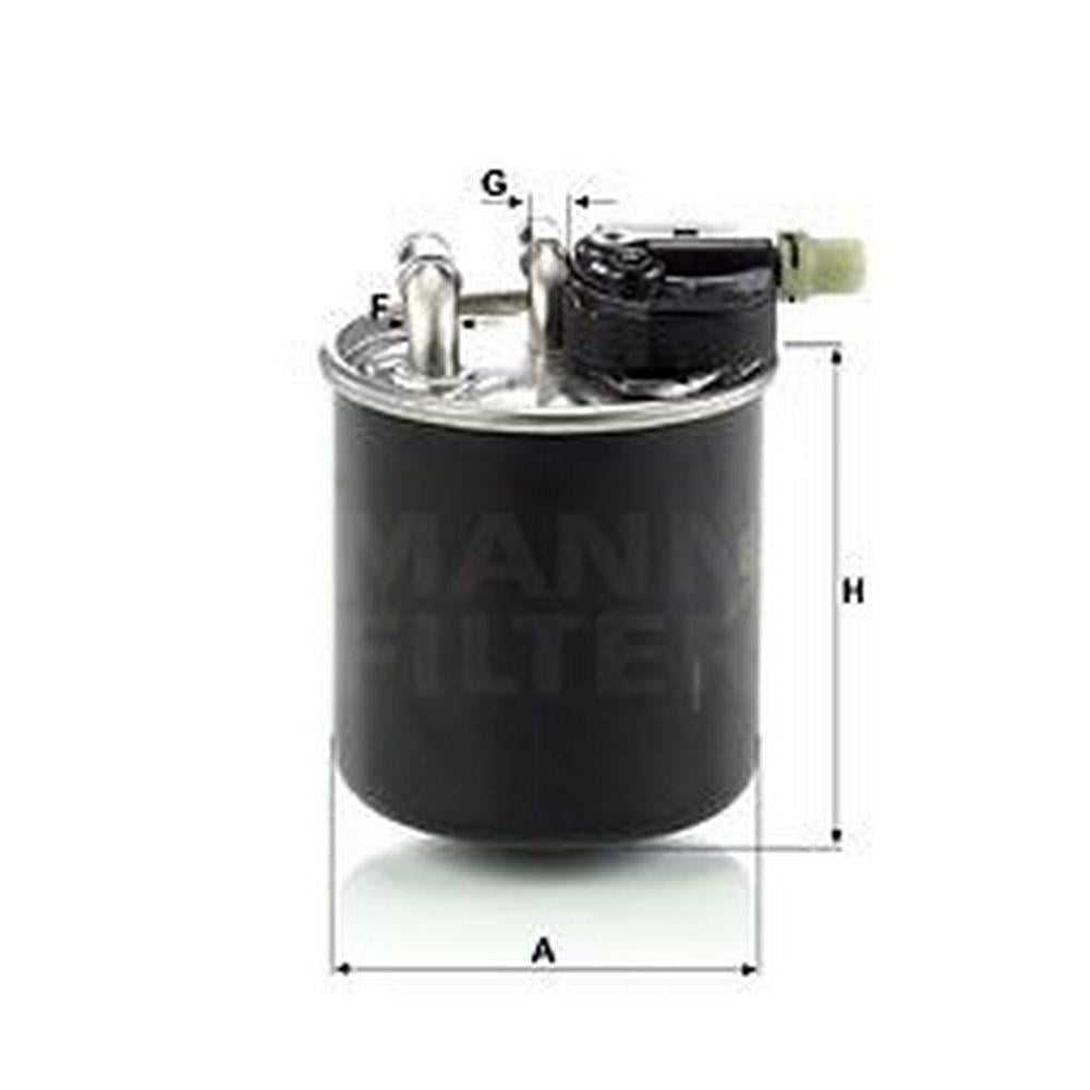YAKIT FILTRESI (SENSORSUZ) MERCEDES W203 00>07 W204 07>14 C219 05>10 W211 05>08 W221 05>13 VITO W639