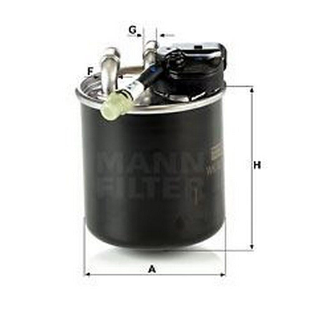 YAKIT FILTRESI (SENSORSUZ) MERCEDES W203 00>07 W204 07>14 C219 05>10 W211 05>08 W221 05>13 VITO W639