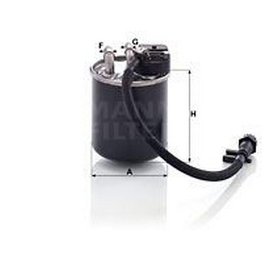 YAKIT FILTRESI (SENSORSUZ) MERCEDES W203 00>07 W204 07>14 C219 05>10 W211 05>08 W221 05>13 VITO W639