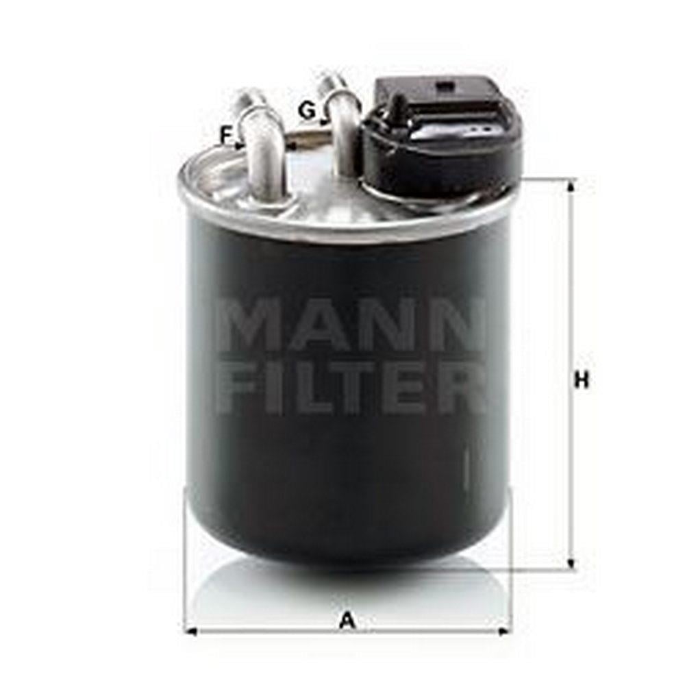 YAKIT FILTRESI (SENSORSUZ) MERCEDES W203 00>07 W204 07>14 C219 05>10 W211 05>08 W221 05>13 VITO W639