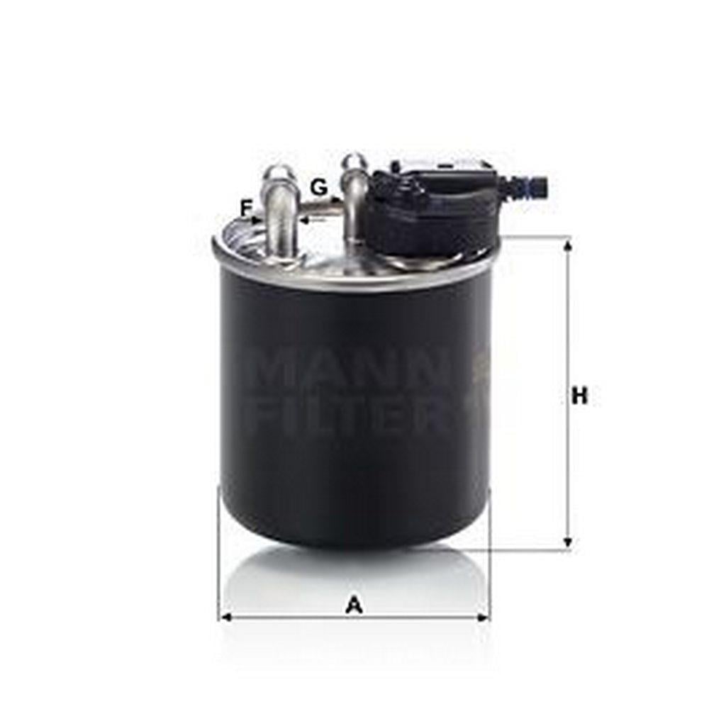 YAKIT FILTRESI (SENSORSUZ) MERCEDES W203 00>07 W204 07>14 C219 05>10 W211 05>08 W221 05>13 VITO W639