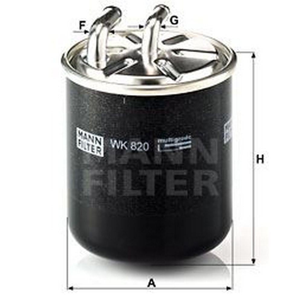 YAKIT FILTRESI (SENSORSUZ) MERCEDES W203 00>07 W204 07>14 C219 05>10 W211 05>08 W221 05>13 VITO W639