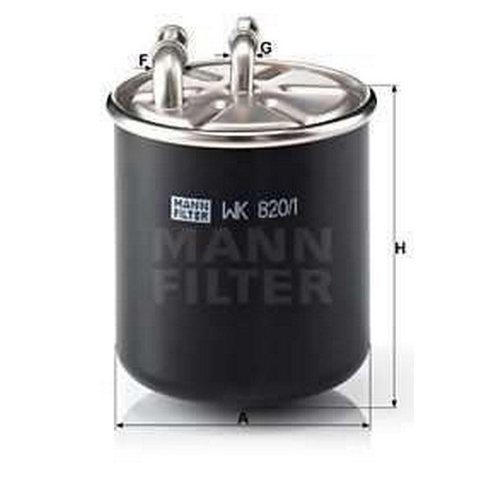 YAKIT FILTRESI (SENSORSUZ) MERCEDES W203 00>07 W204 07>14 C219 05>10 W211 05>08 W221 05>13 VITO W639