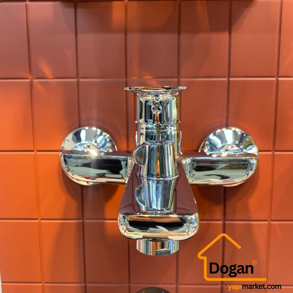 FLEKO Mob Banyo Bataryası Krom 
