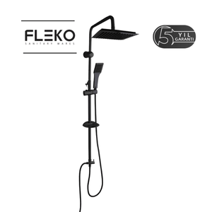 FLEKO Vektor Robot Duş Sistemi Siyah