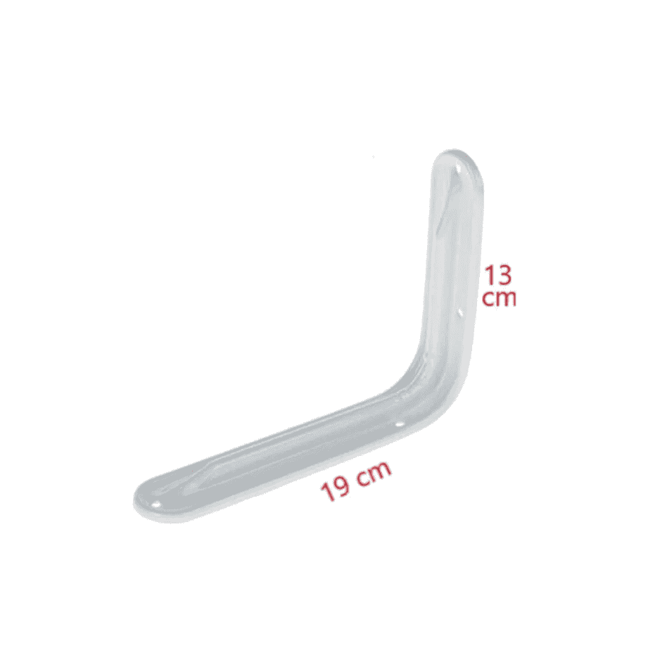 Flore Beyaz Raf Altı L Ayak 13×19