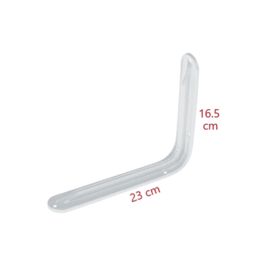 Flore Beyaz Raf Altı L Ayak 16,5×23
