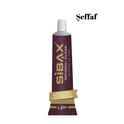 Siba LS65 Tüp Silikon Şeffaf 40