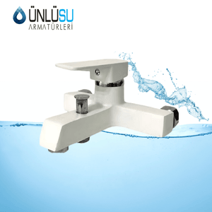 ÜnlüSu Kare Banyo Bataryası Beyaz