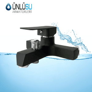 ÜnlüSu Kare Banyo Bataryası Siyah
