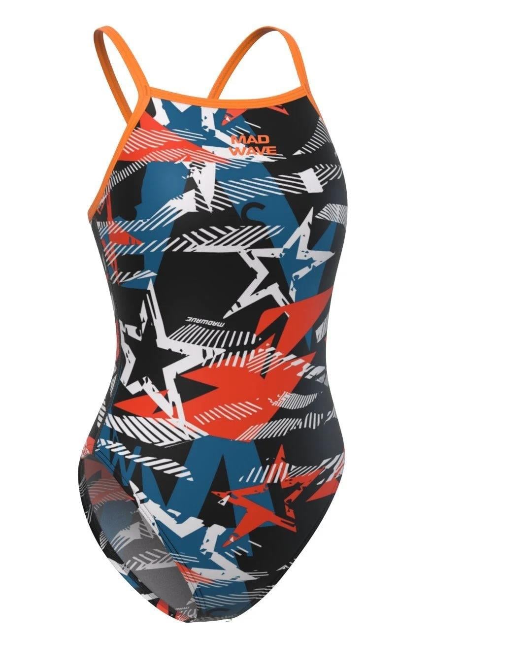 Mad Wave Kadın Mayo Swimsuit Antichlor Nera