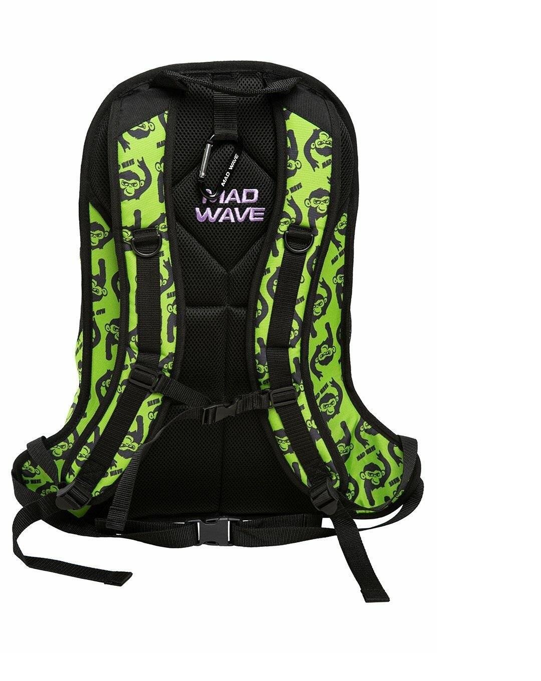 Mad Wave Lane Lime Desenli Sırt Çantası