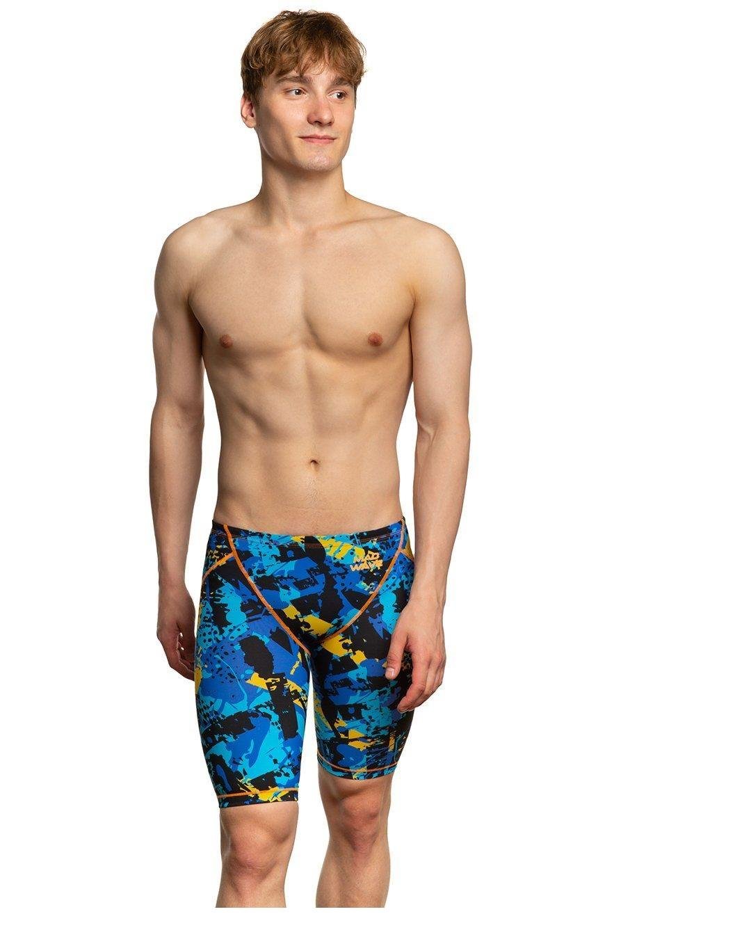 Mad Wave Men Racing Jammers Revolution X8 Blue Yarış Mayosu