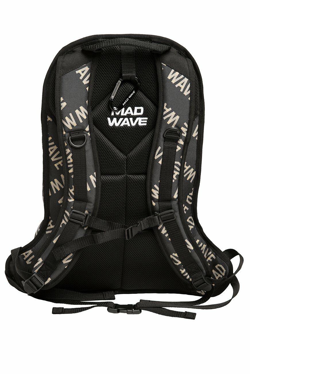 Mad Wave Siyah Desenli Lane Sırt Çantası