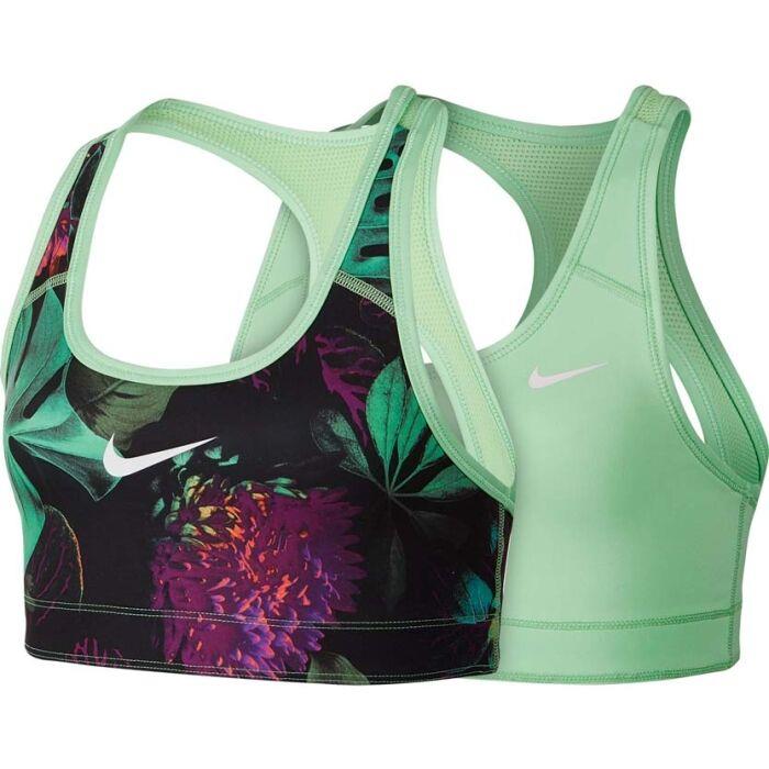 Nike Classic Baskılı ve Çift Taraflı Genç Çocuk (Kız) Spor Sütyeni