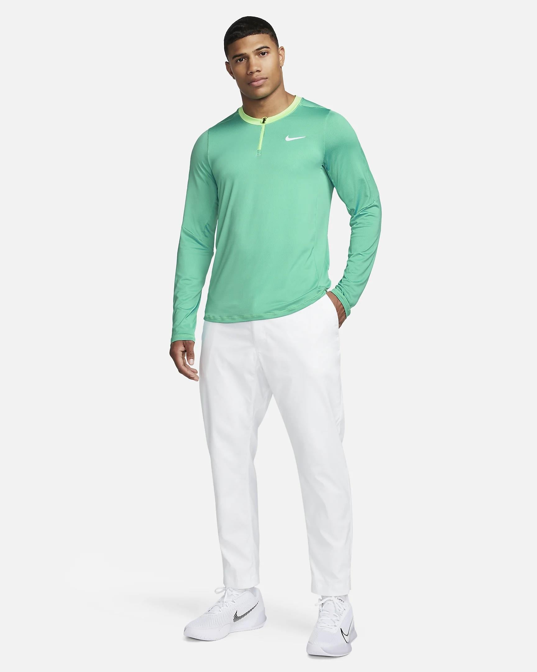 Nike Court Dri-FIT Advantage Yarım Fermuarlı Erkek Tenis Üstü
