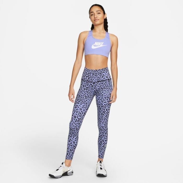Nike Dri-fıt Swoosh Tek Parça Grafikli Kadın Spor Sütyeni