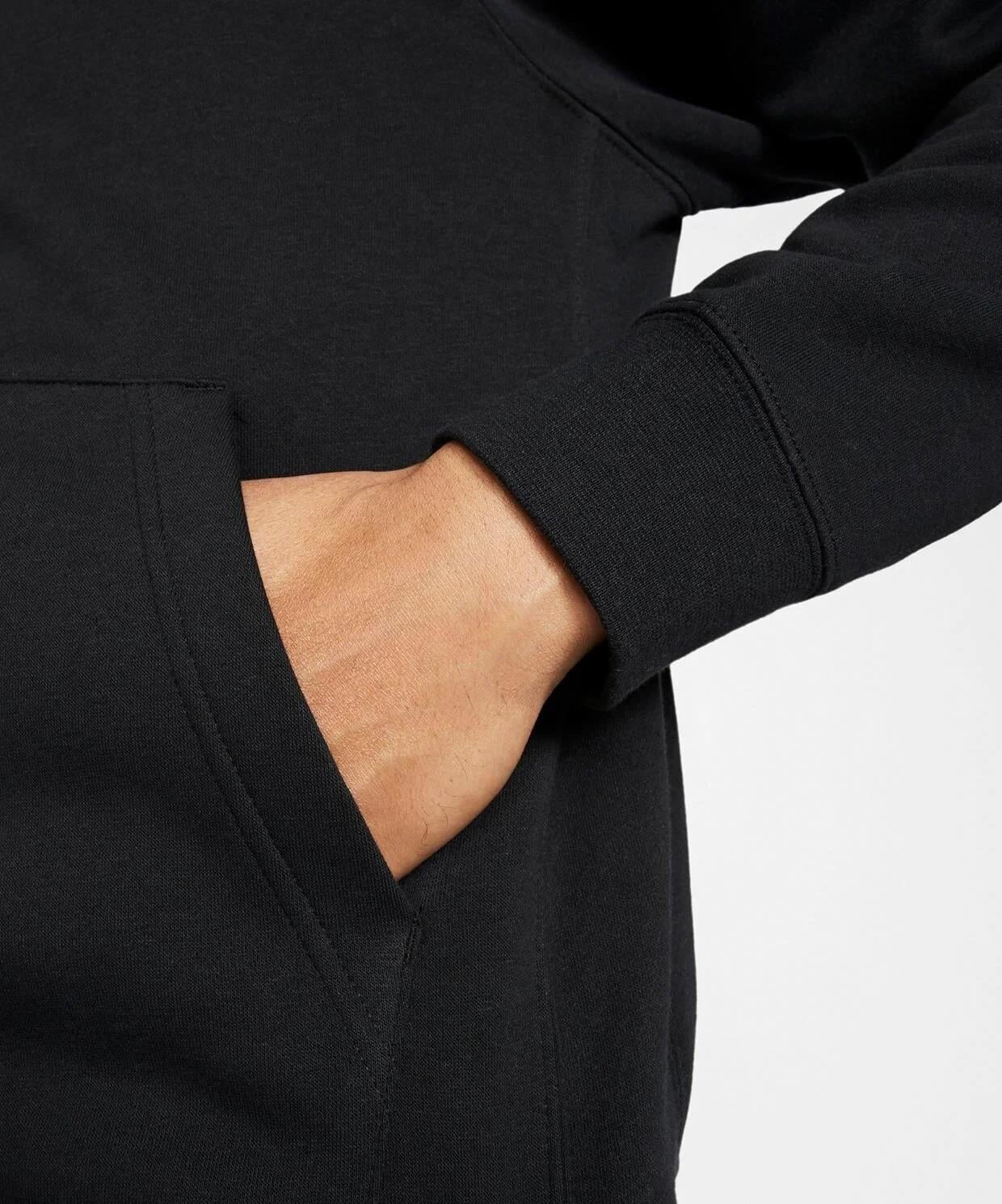 Nike Sportswear Club Hoodie Fz Bb Erkek Siyah Sweatshirt