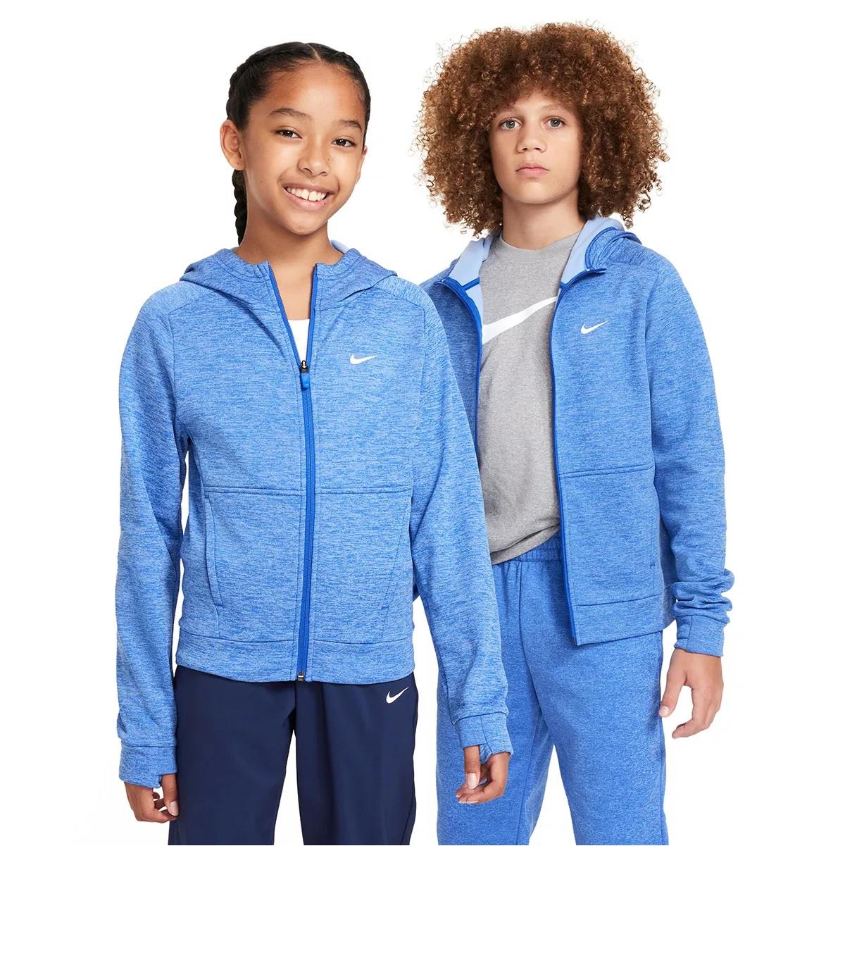 Nike Therma-Fit Multi+ Çocuk Mavi Antrenman Sweatshirt 